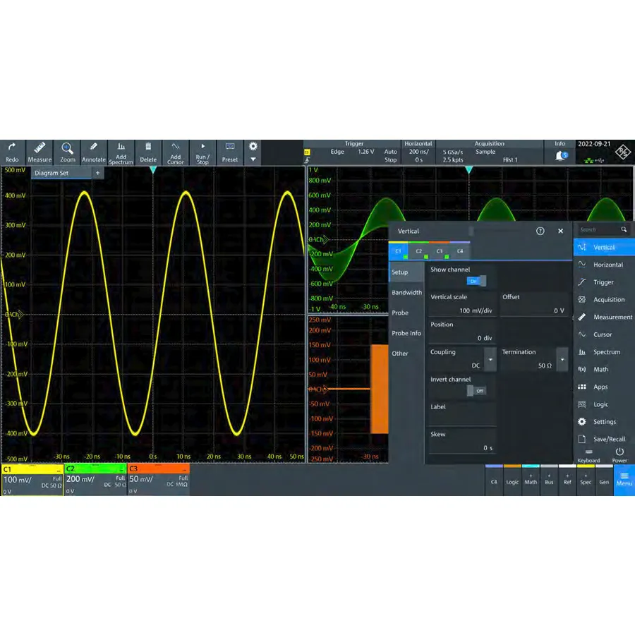 Licence logicielle Rohde & Schwarz MXO4-K530 pour analyse de protocoles aéronautiques