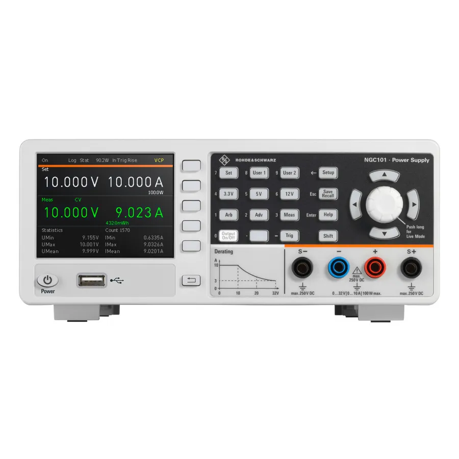 Alimentation Rohde & Schwarz NGC101 à sortie unique