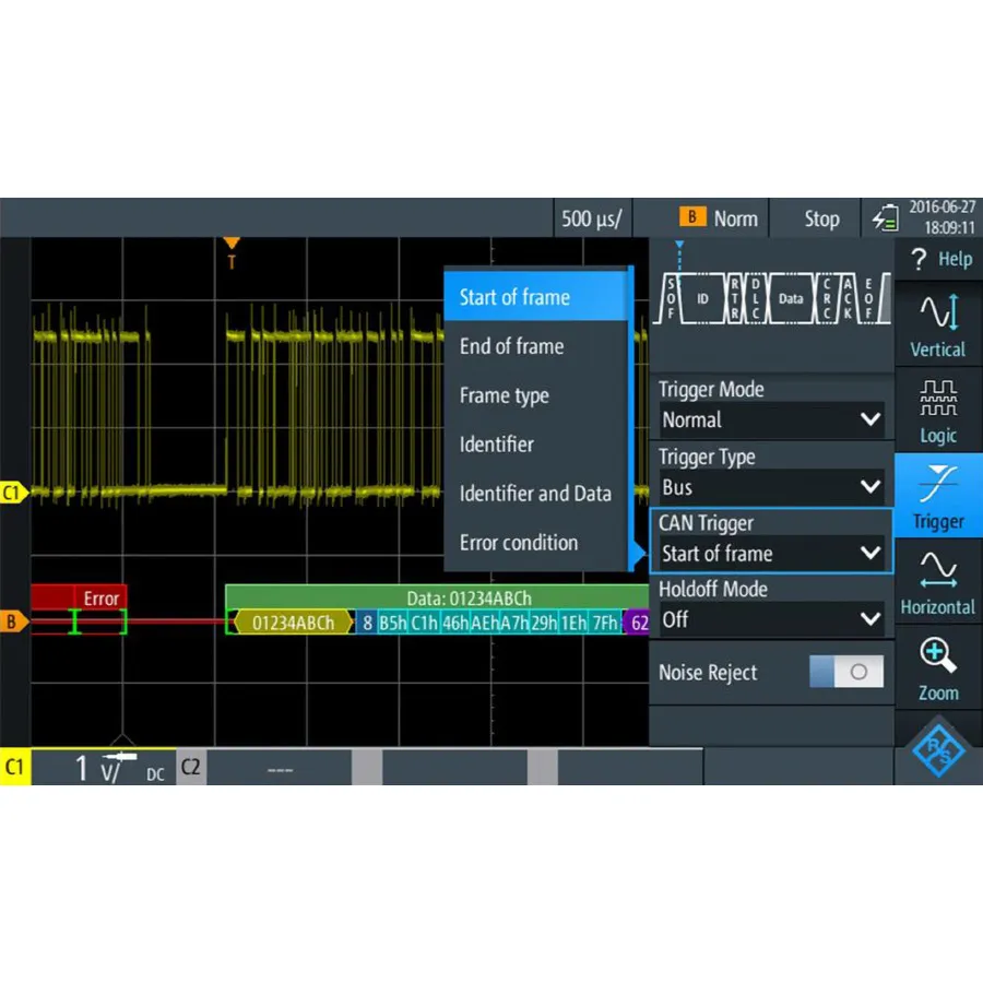 Bundle de Déclenchement et Décodage CAN/LIN Rohde & Schwarz RTM-K3