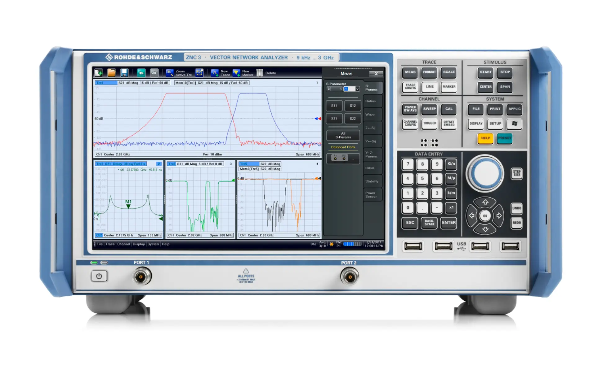 Analyseur de réseau vectoriel Rohde & Schwarz ZNC3