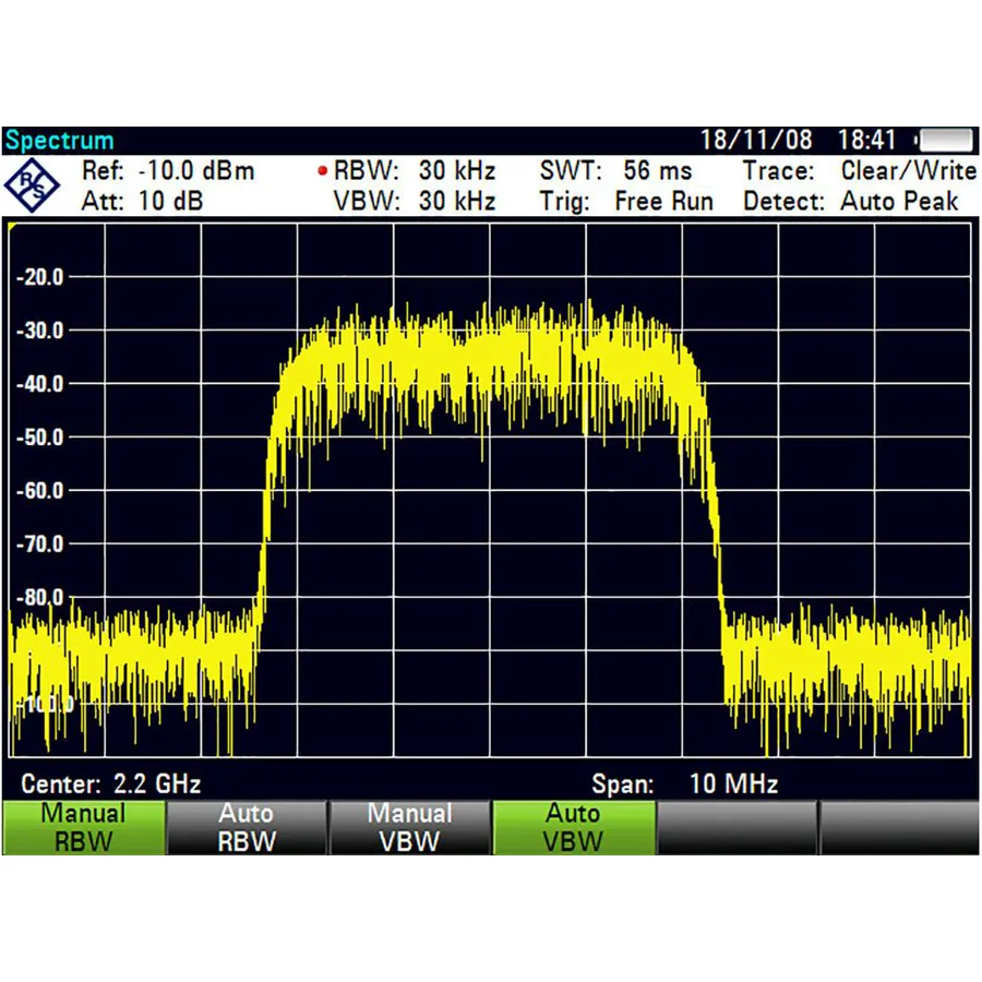 Rohde & Schwarz ZVH-K1 Application de mesure d'analyse spectrale