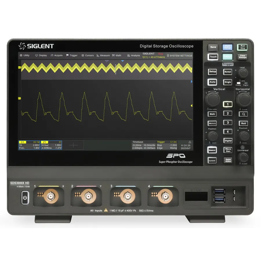 Oscilloscope à signaux mixtes Siglent SDS3034X HD