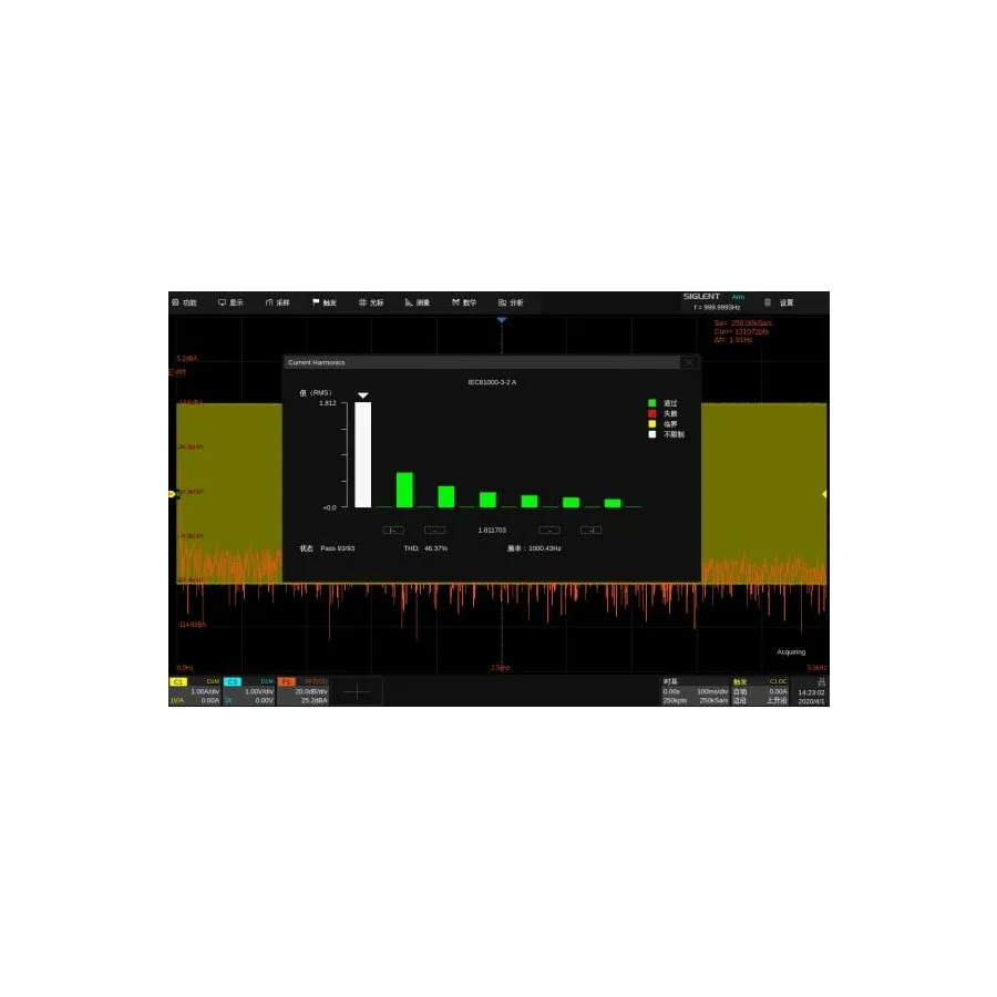 Option d'analyse de puissance Siglent SDS6000L-PA
