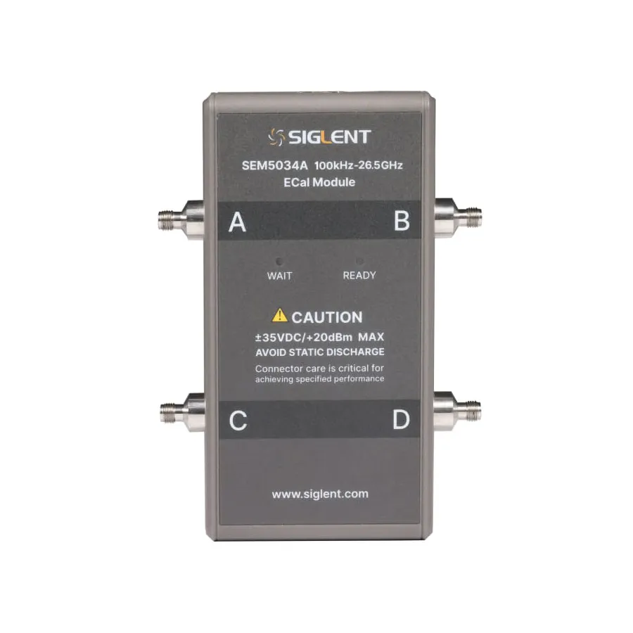Module d'étalonnage électronique Siglent SEM5034A
