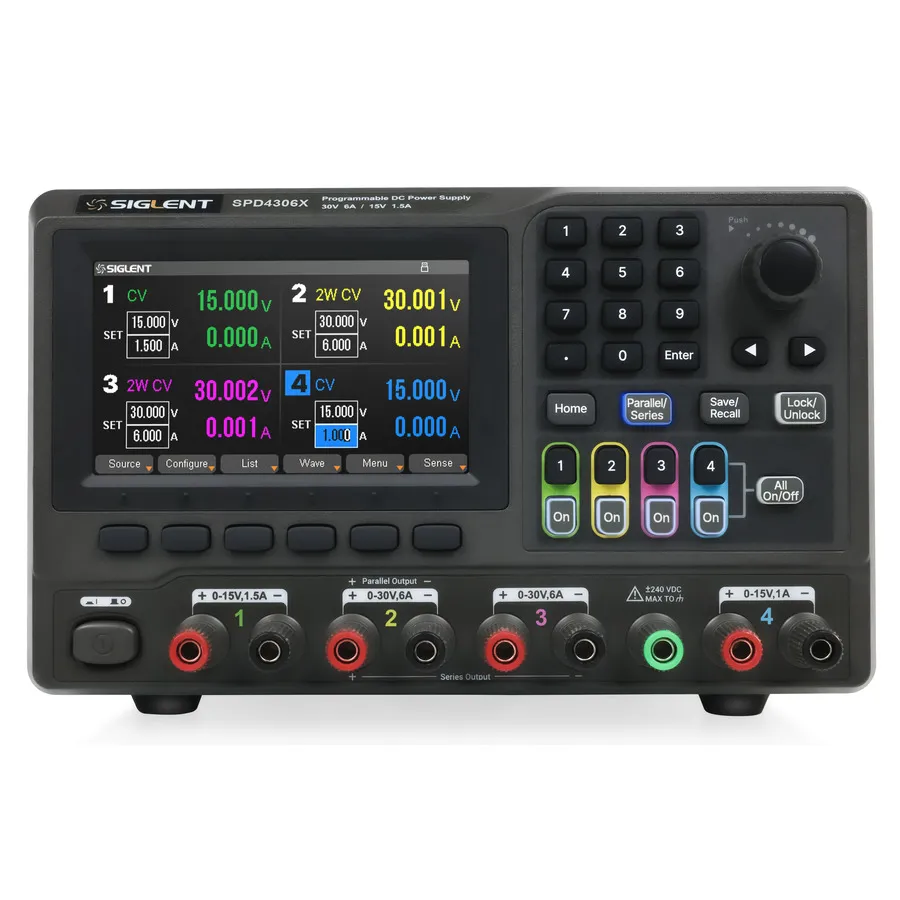 Alimentation linéaire CC programmable Siglent SPD4306X