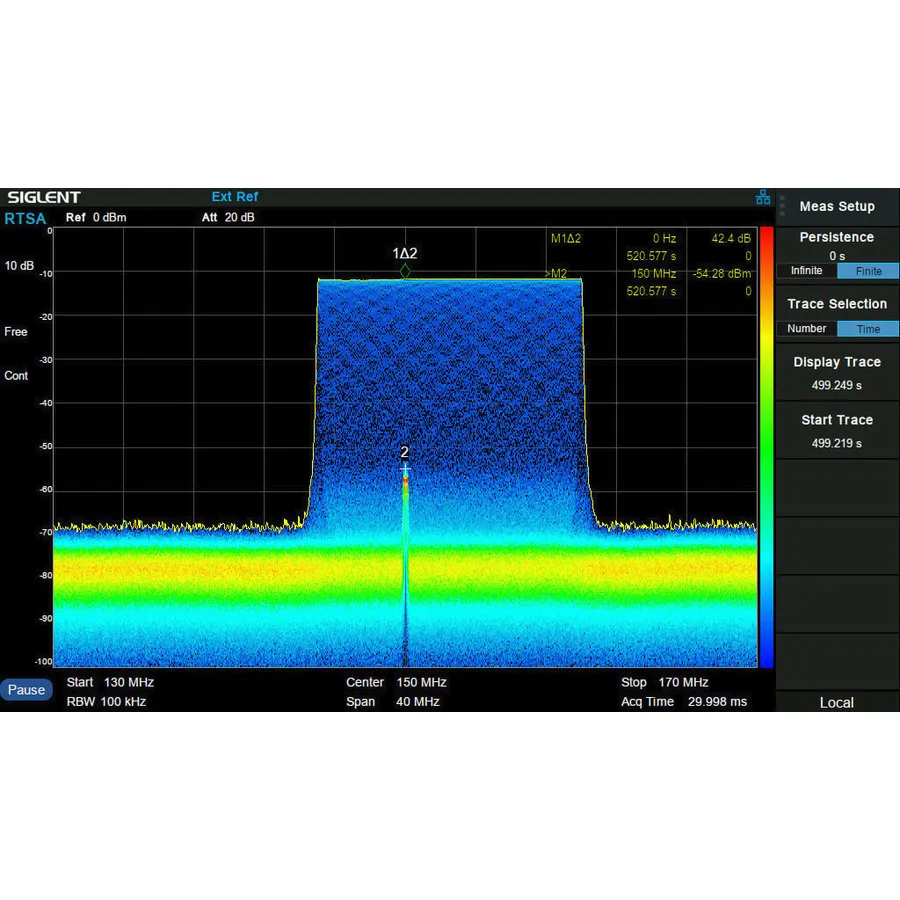 Option Largeur de Bande Temps Réel 40 MHz Siglent SSA3000XR-RT40
