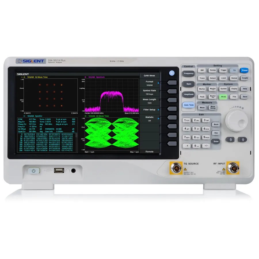 Analyseur de Spectre Siglent SSA3015X Plus
