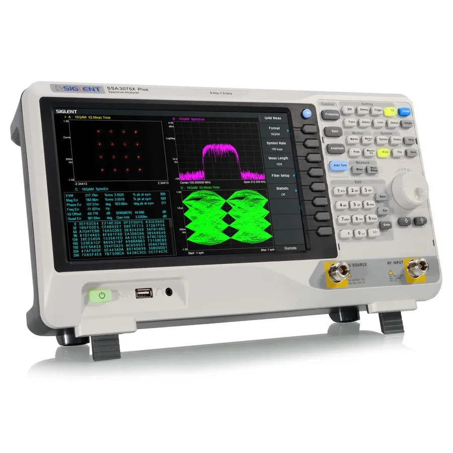 Analyseur de spectre Siglent SSA3075X Plus