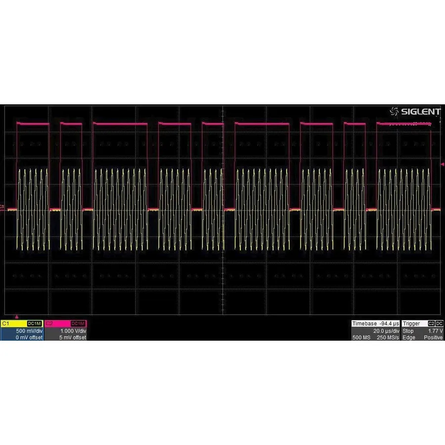 Option logicielle de modulation de train d'impulsions Siglent SSG3000X-PT