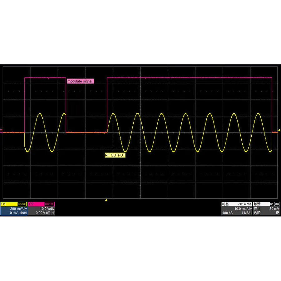 Modulation d'impulsions Siglent SSG6080AV-PU