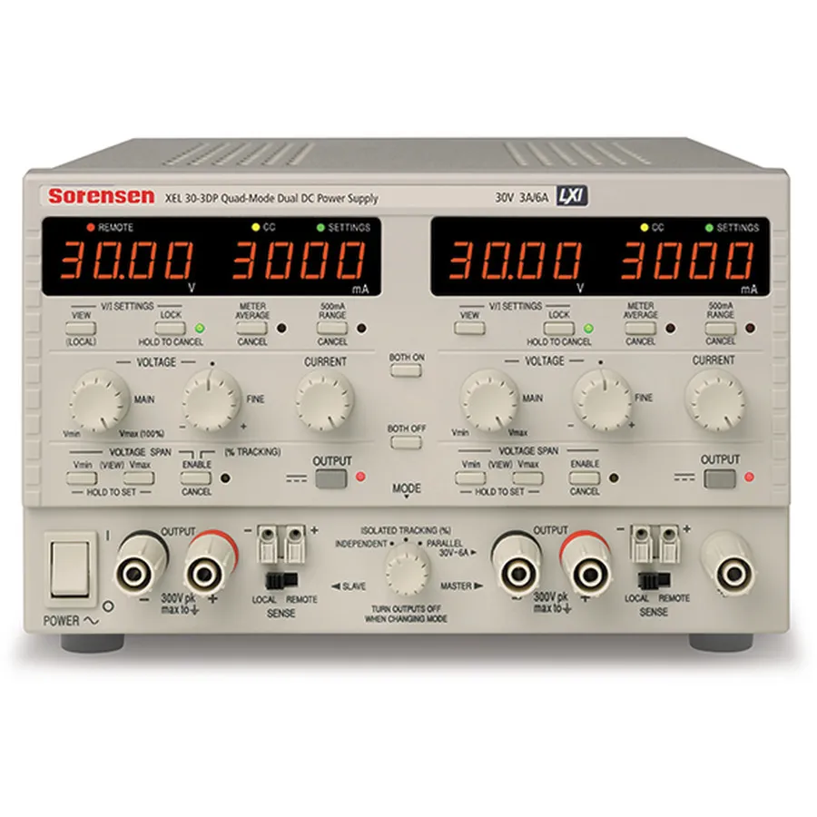 Alimentation de laboratoire CC Sorensen XEL30-3D à sortie double