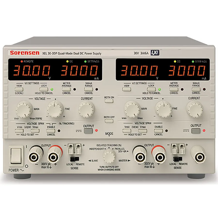 Alimentation de laboratoire CC Sorensen XEL30-3DP à sortie double