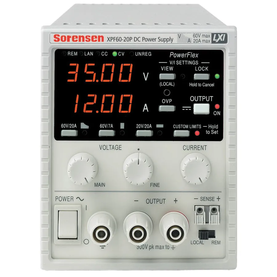 Sorensen XPF60-20SP Alimentation