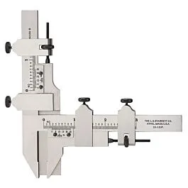 Pieds à Coulisse à Vernier Starrett 456MBZ pour Dents