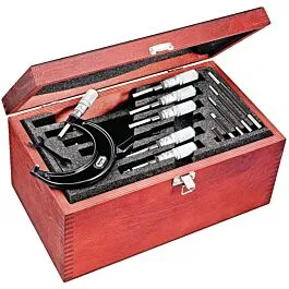 Ensemble de micromètre extérieur Starrett ST436.1CXFLZ 0-6"