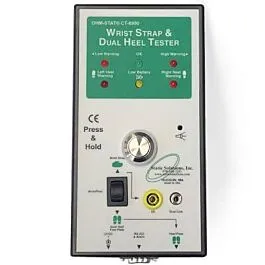 Testeur de bracelet antistatique et de mise à la terre au talon Static Solutions CT-8920