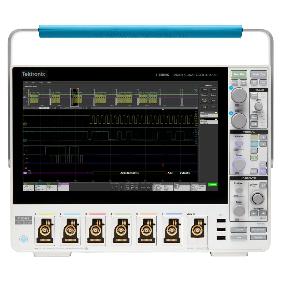 Oscilloscope à signaux mixtes Tektronix MSO46B