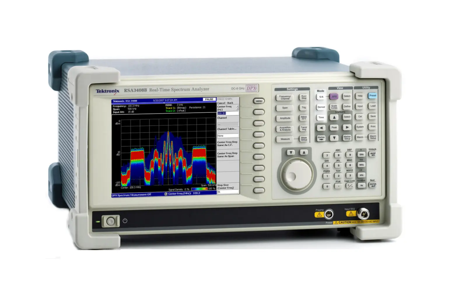 Analyseur de spectre temps réel Tektronix RSA3408B