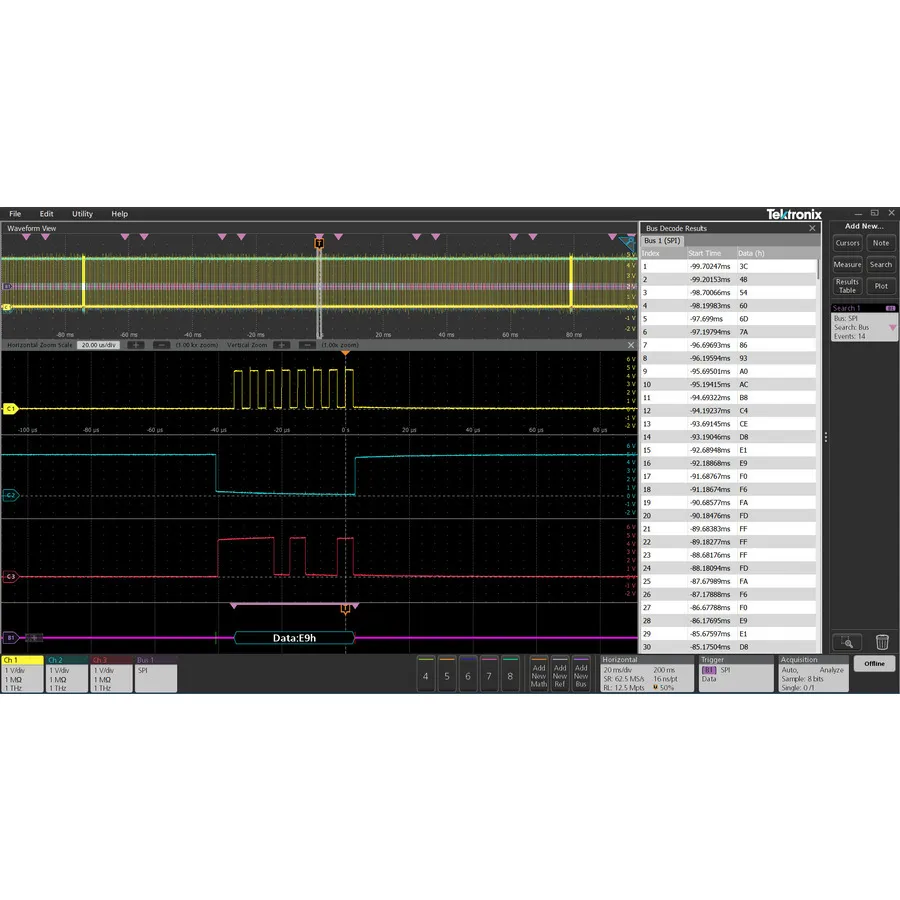 Licence logicielle Tektronix TEKSCOPE-PRO-SR Pro Serial Decode