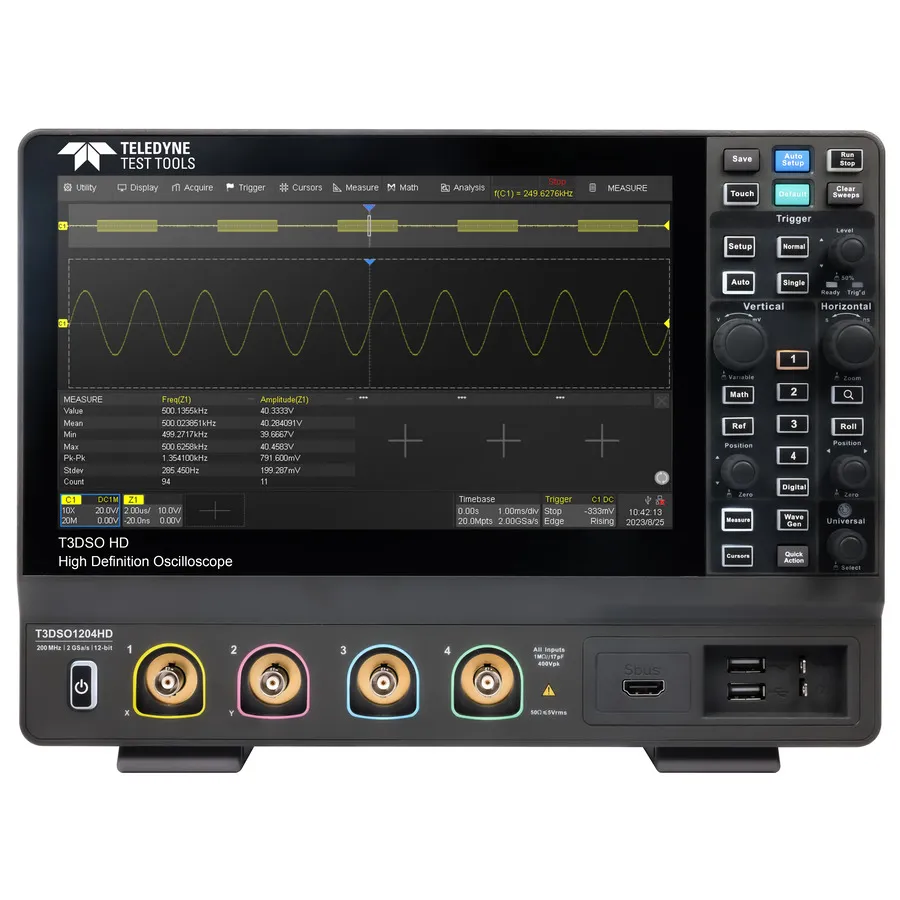 Oscilloscope numérique Teledyne LeCroy T3DSO1204HD