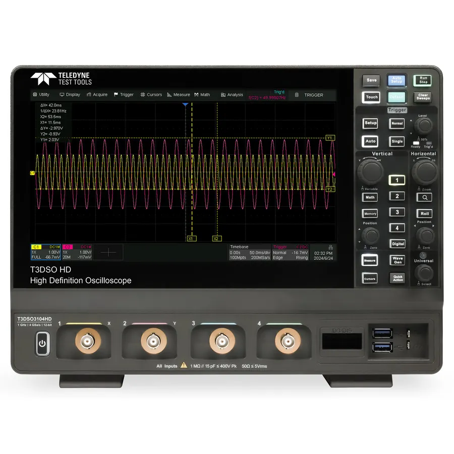 Oscilloscope numérique Teledyne LeCroy T3DSO3054HD