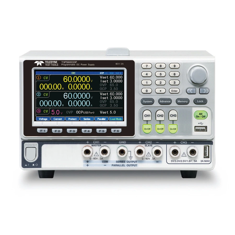 Teledyne LeCroy T3PS60033P Alimentation CC triple sortie