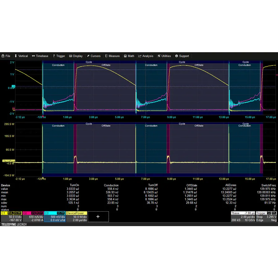 Option d'analyse de puissance Teledyne LeCroy WS4KHD-PWR
