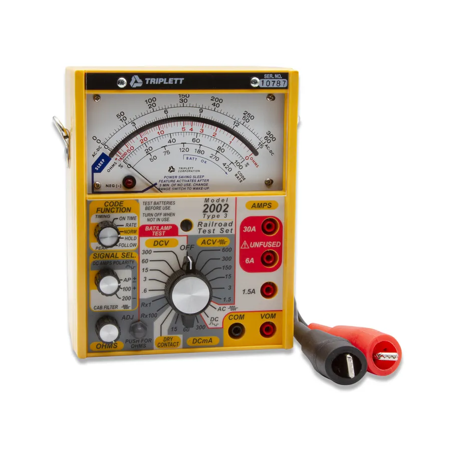 Ensemble de test ferroviaire Triplett 2012