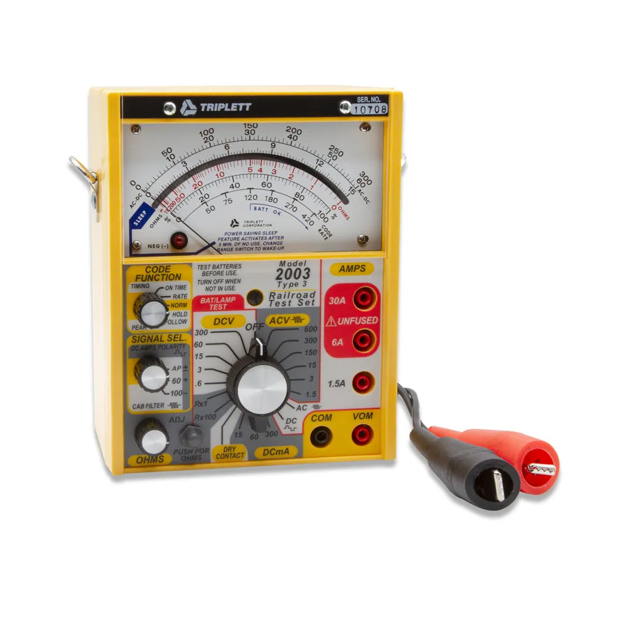 Ensemble de test ferroviaire Triplett 2013-NIST