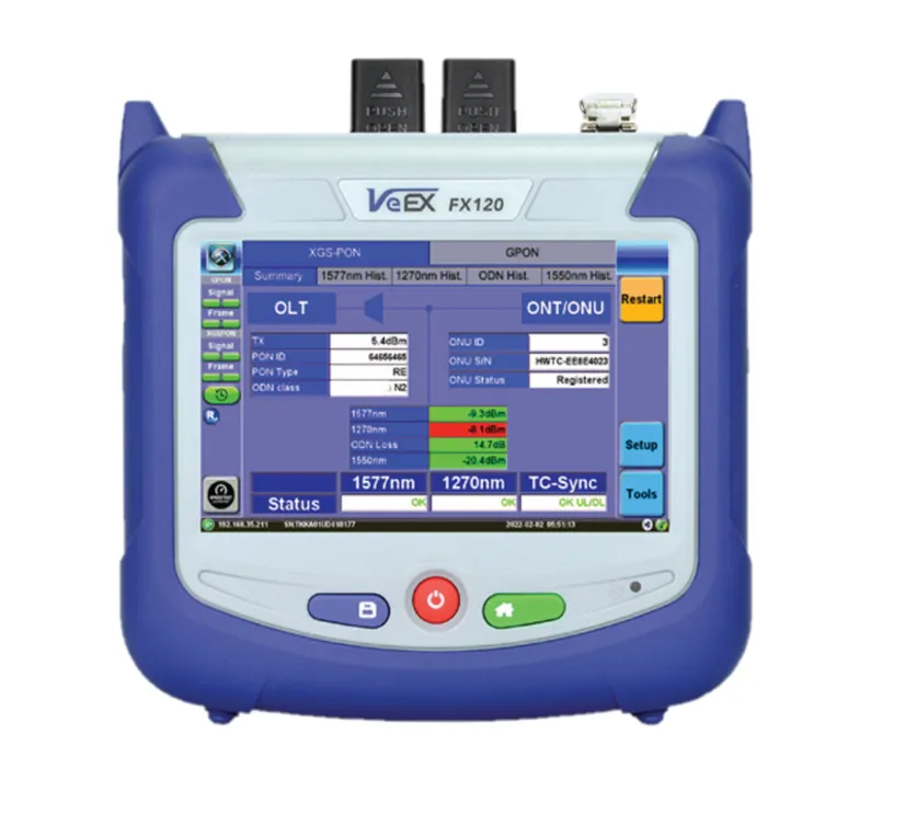 VeEX FX120 Analyseur PON avancé