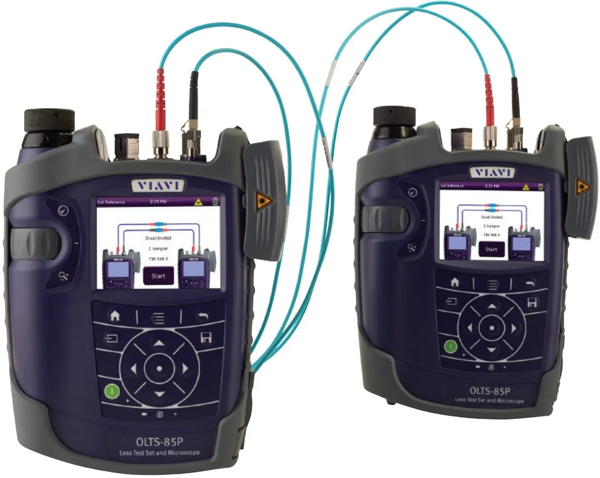 Ensemble de test de perte optique multimode Viavi OLTS-85