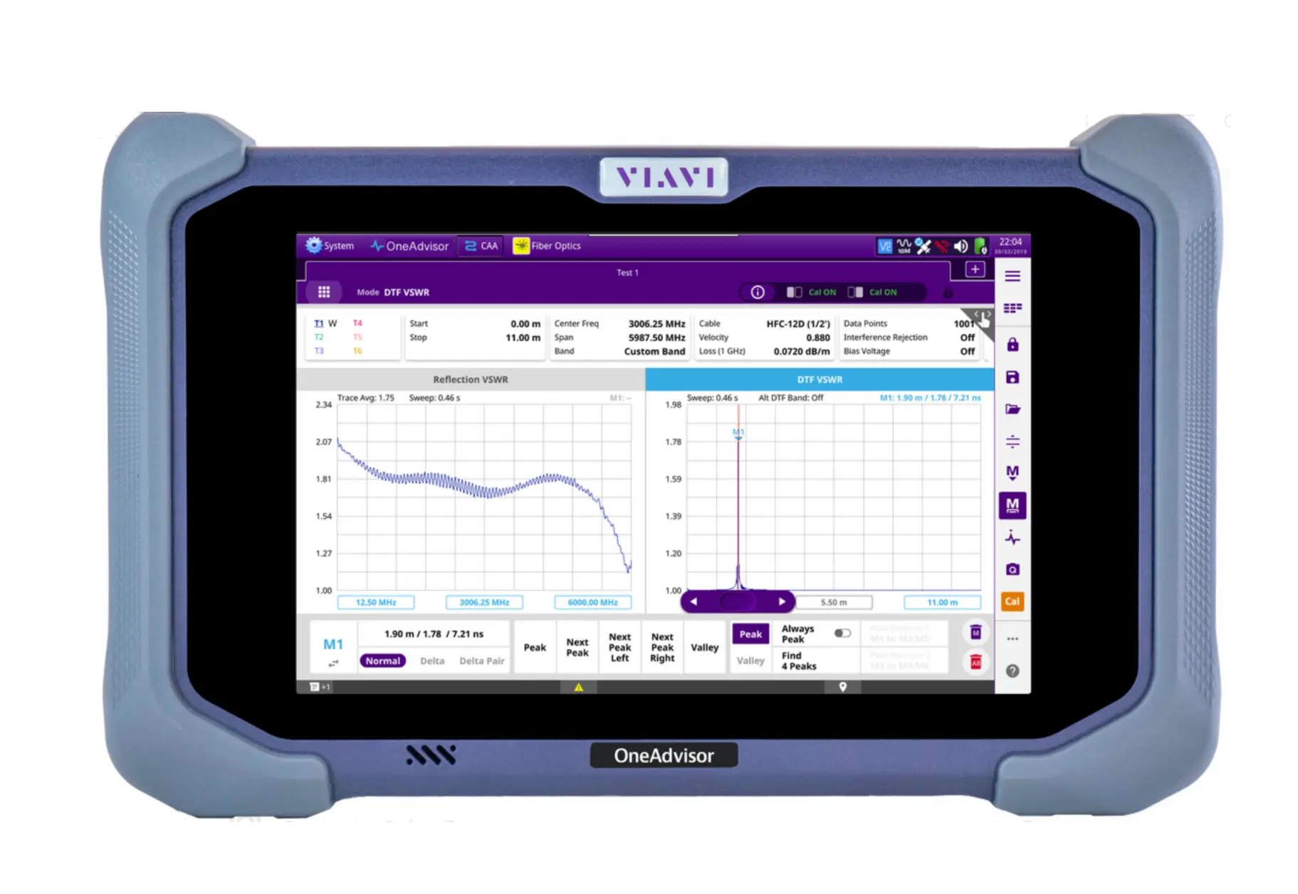 Analyseur de câbles et d'antennes Viavi OneAdvisor-800