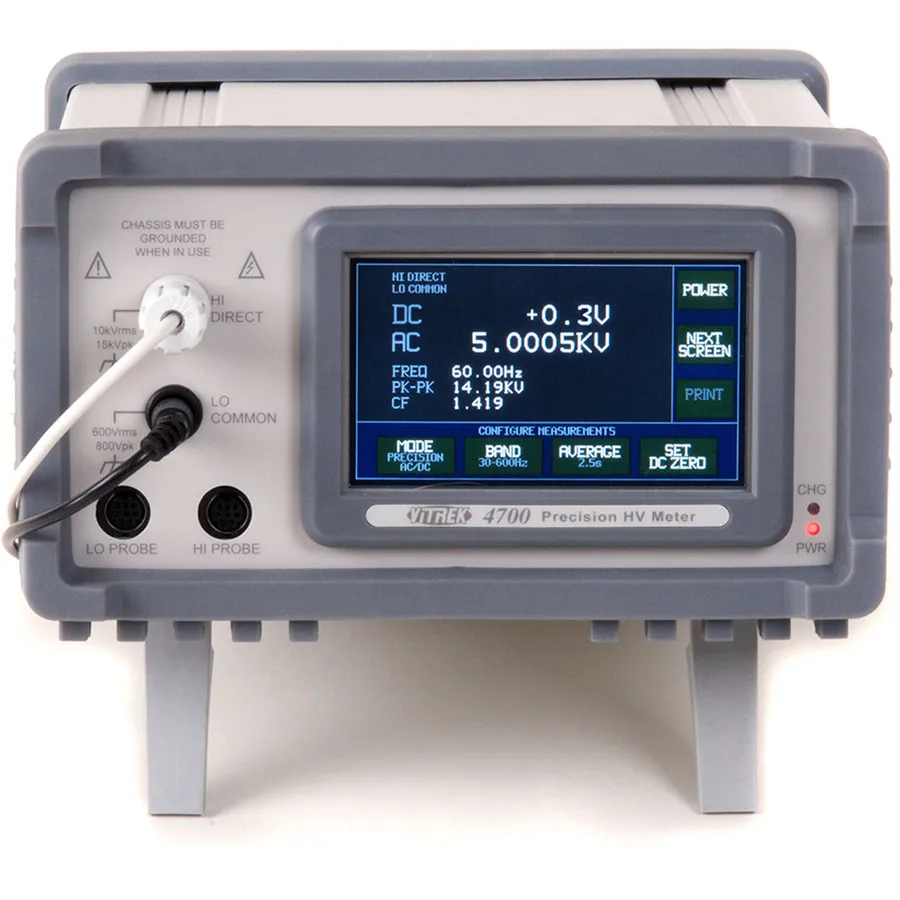 Voltmètre haute tension Vitrek 4700 et testeur de tenue de tension