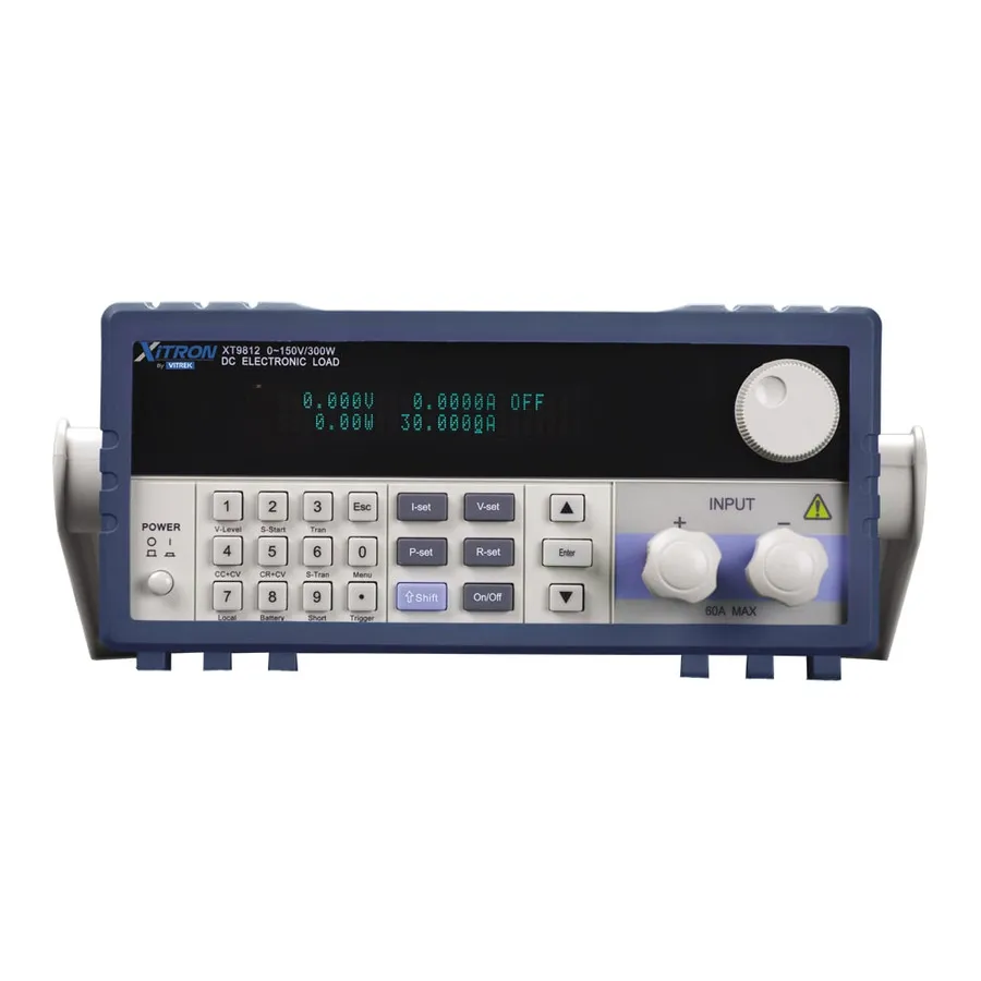 Vitrek 822-XT9812 Charge électronique CC programmable