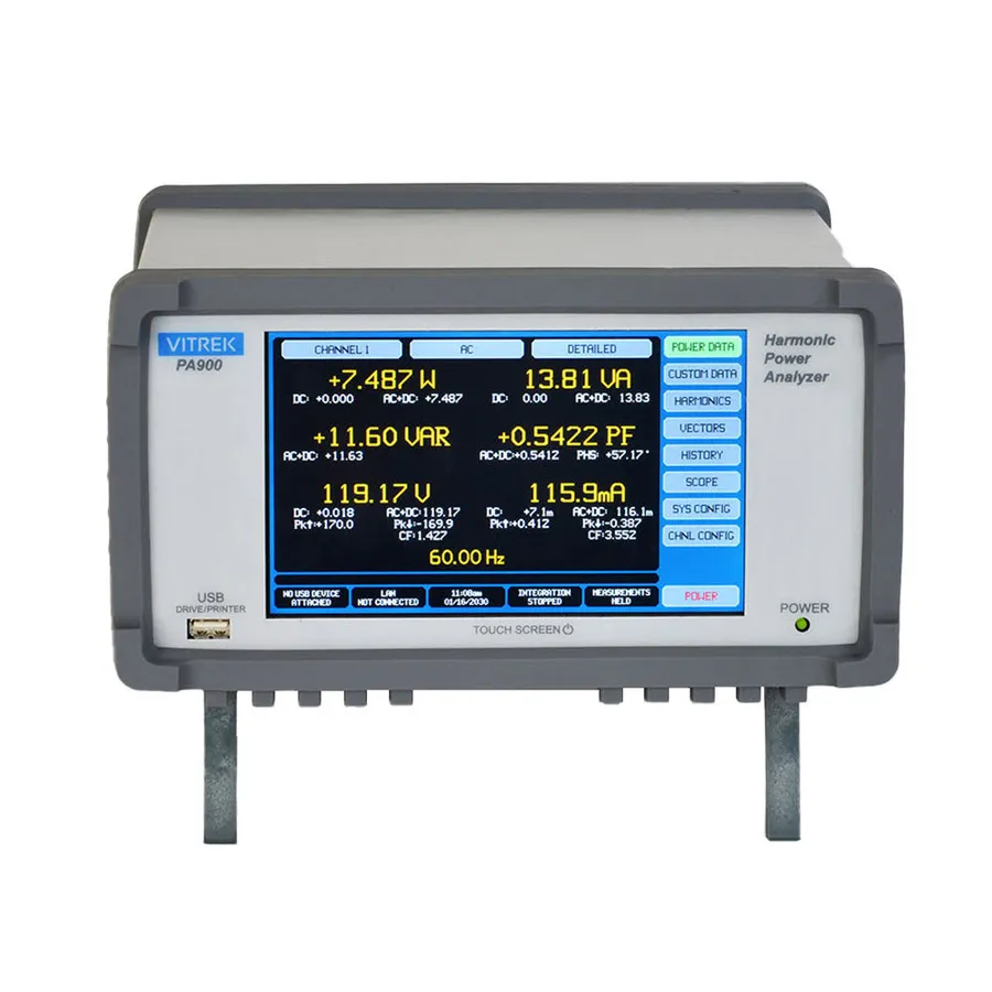 Châssis principal d'analyseur de puissance harmonique Vitrek PA900